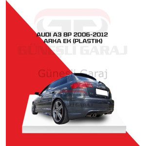 Audi A3 8P 2006-2012 2 Kapı Arka Ek (Plastik)