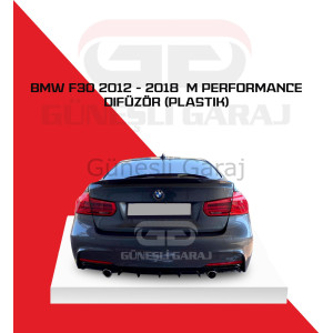 Bmw F30 2012 - 2018 M Performance Difüzör (Plastik)