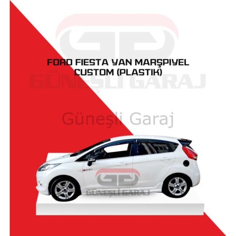 Ford Fiesta Yan Marşpiyel Custom (Plastik)