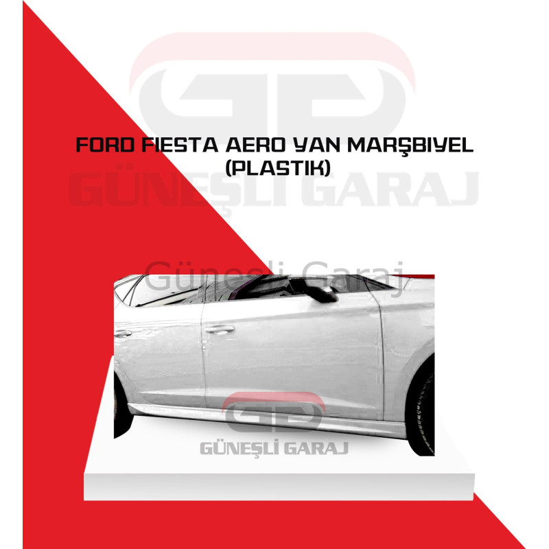 Ford Fiesta Aero Yan Marşpiyel (Plastik)