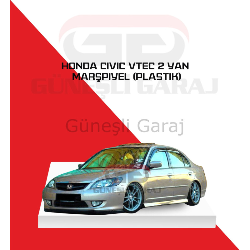 Honda Civic Vtec 2 Yan Marşpiyel (Plastik)