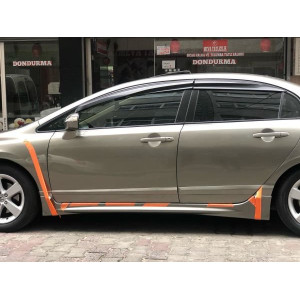 Honda Civic Fd6 Mugen RR Yan Marşpiyel (Plastik)