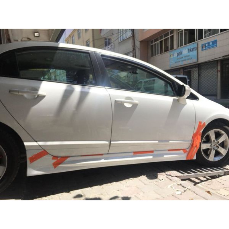 Honda Civic Fd6 Mugen RR Yan Marşpiyel (Plastik)