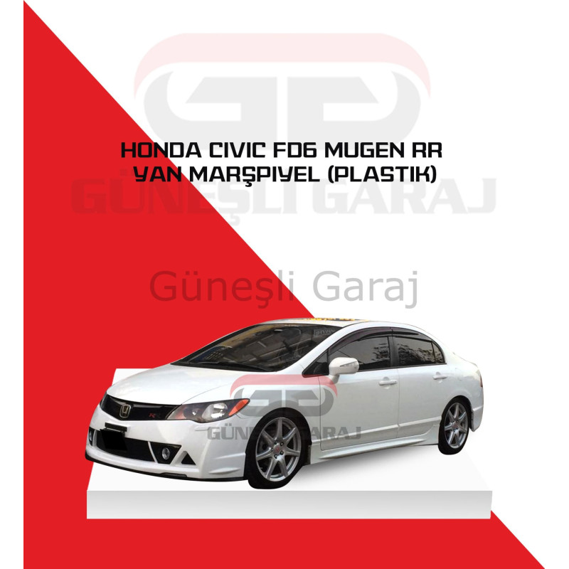 Honda Civic Fd6 Mugen RR Yan Marşpiyel (Plastik)