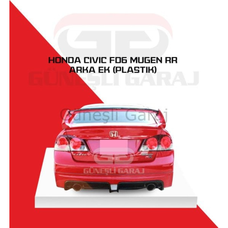 Honda Civic Fd6 Mugen RR Arka Ek (Plastik)