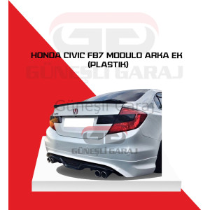 Honda Civic Fb7 Modulo Arka Ek (Plastik)