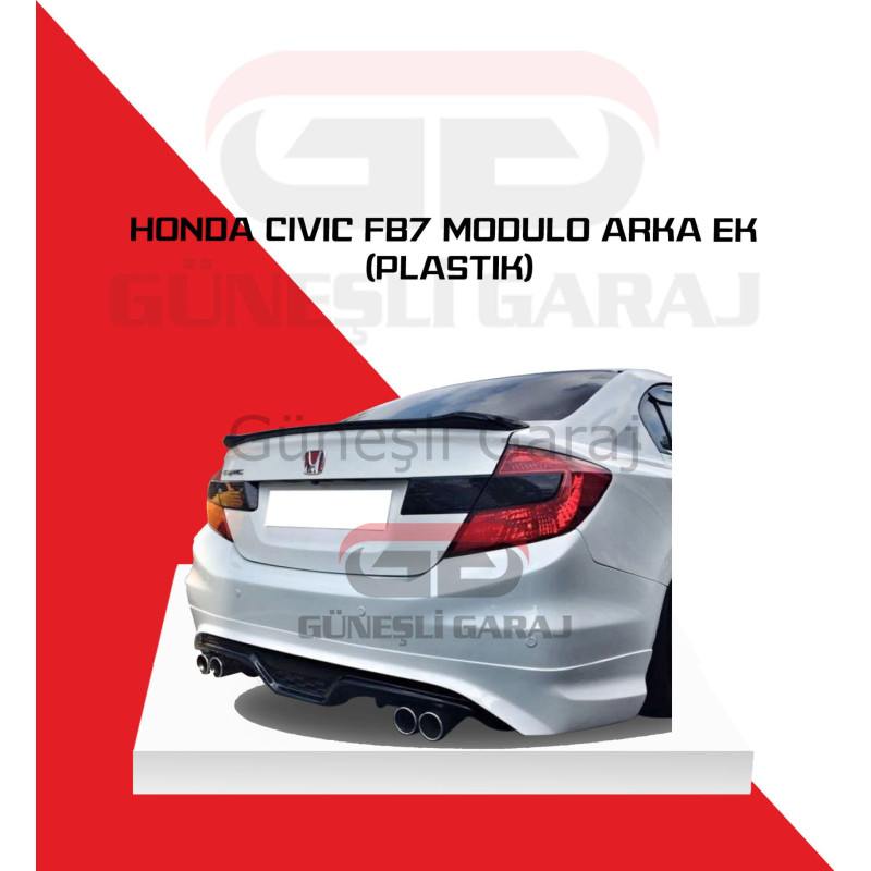 Honda Civic Fb7 Modulo Arka Ek (Plastik)