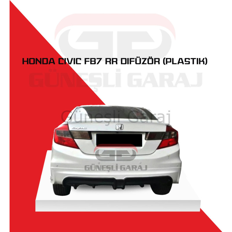 Honda Civic Fb7 RR Difüzör (Plastik)
