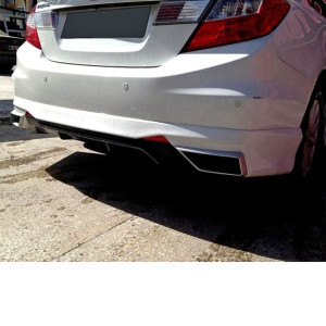 Honda Civic Fb7 Egzoz Görünümlü Difüzör (Plastik)