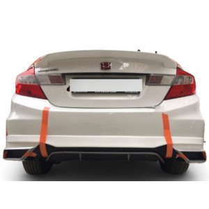 Honda Civic Fb7 Egzoz Görünümlü Difüzör (Plastik)