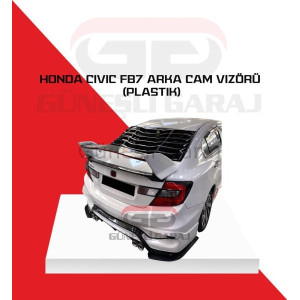 Honda Civic Fb7 Arka Cam Vizörü (Plastik)