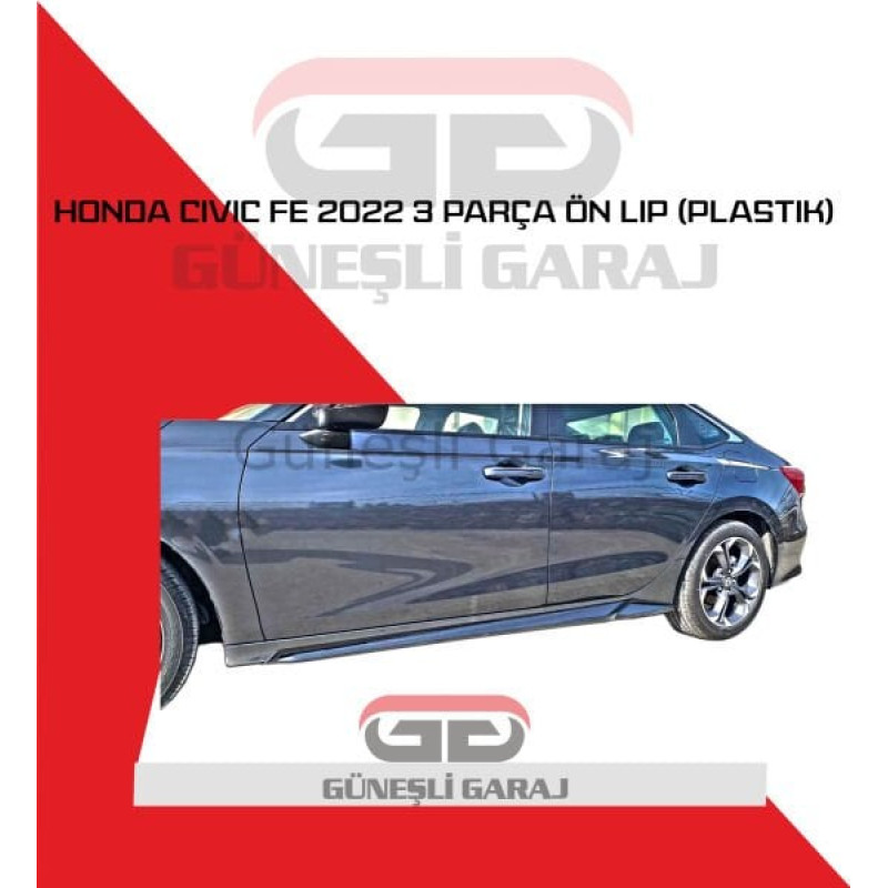 Honda Civic FE 2022 Yan Marşpiyel (Plastik)