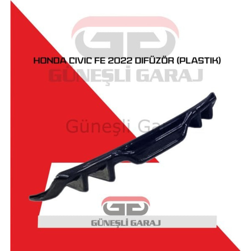 Honda Civic FE 2022 Difüzör (Plastik)