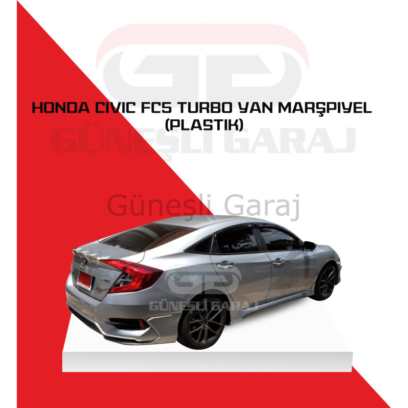 Honda Civic Fc5 Turbo Yan Marşpiyel (Plastik)