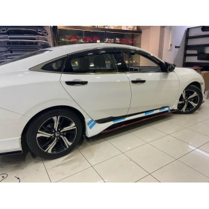 Honda Civic Fc5 Mugen Yan Marşpiyel (Plastik)