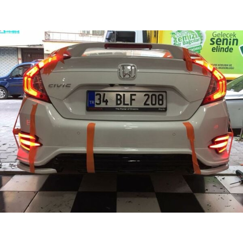 Honda Civic Fc5 Turbo Arka Ek (Plastik)