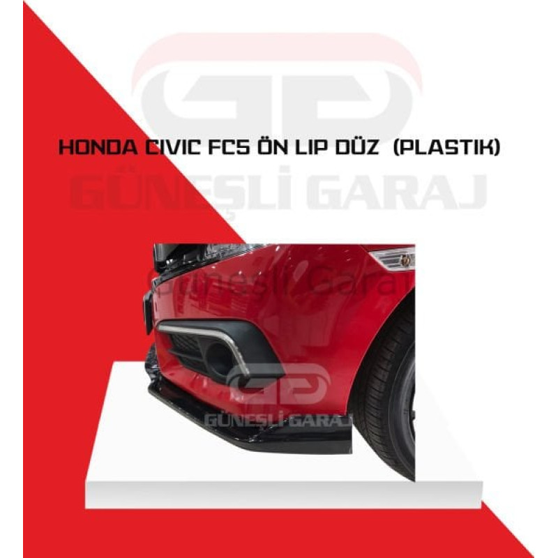 Honda Civic Fc5 Ön Lip Düz (Plastik)
