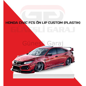Honda Civic Fc5 Ön Lip Custom (Plastik)