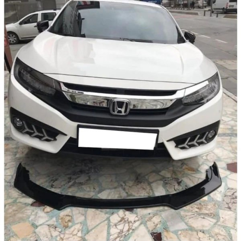 Honda Civic Fc5 Ön Lip (3 Parça) (Plastik)