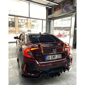 Honda Civic Fc5 Arka Cam Vizörü (Plastik)