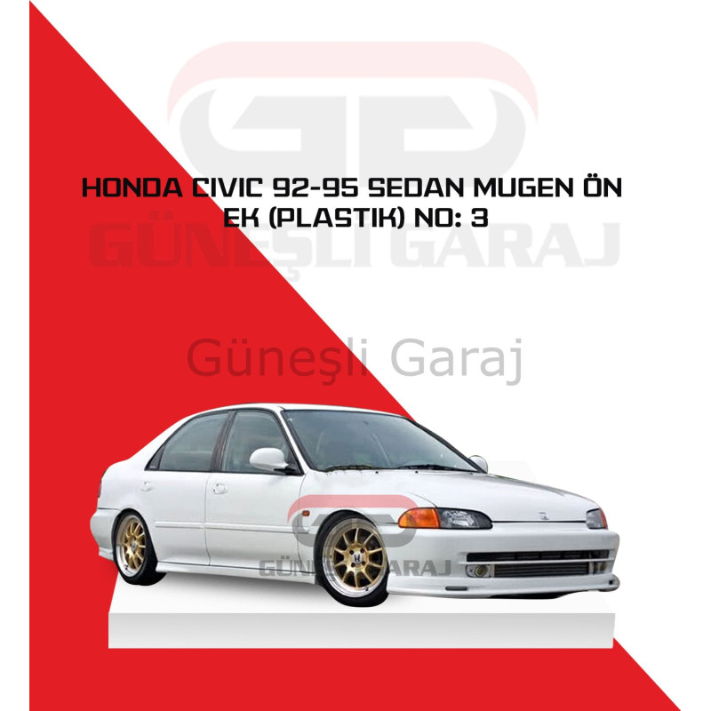 Honda Civic 92-95 Sedan Mugen Ön Ek (Plastik) No: 3