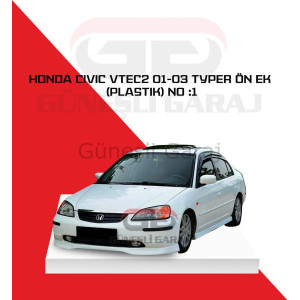 Honda Civic Vtec2 01-03 Typer Ön Ek (Plastik) No: 1
