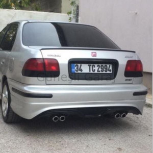Honda Civic İes Makyajlı Kasa Custom Arka Ek (Plastik)
