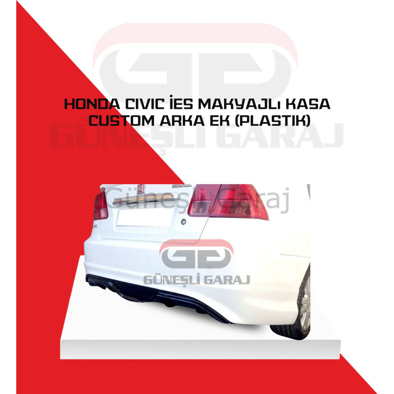 Honda Civic İes Makyajlı Kasa Custom Arka Ek (Plastik)