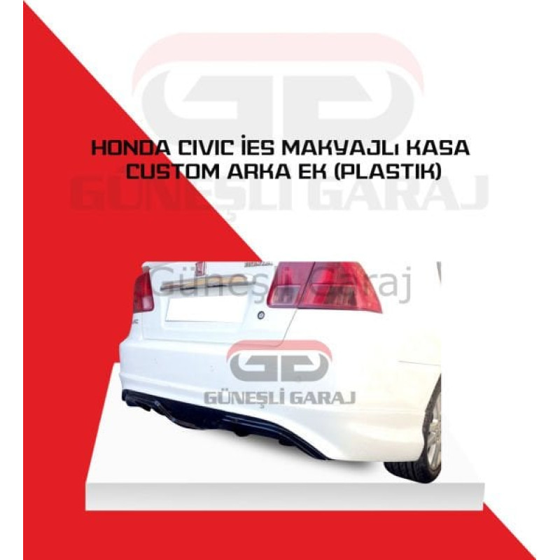 Honda Civic İes Makyajlı Kasa Custom Arka Ek (Plastik)