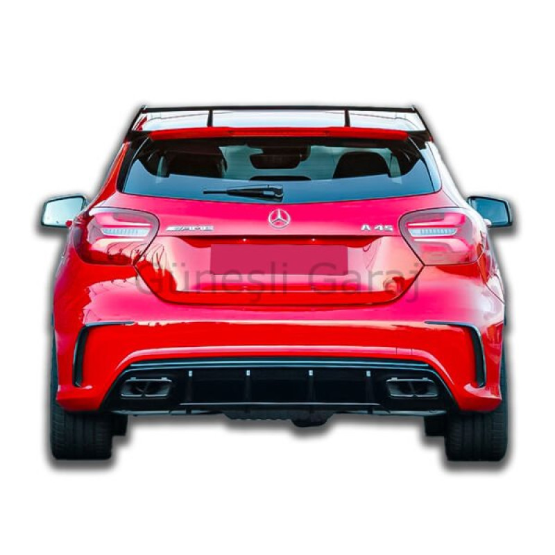 Mercedes W176 A45 Brabus Difüzör (Plastik)