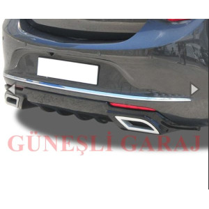 Opel Astra J Egzoz Görünümlü Difüzör (Plastik)
