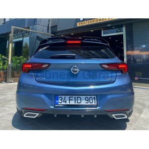 Opel Astra K Egzoz Görünümlü Difüzör (Plastik)