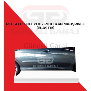 Peugeot 308 2016-2018 Yan Marşpiyel (Plastik)