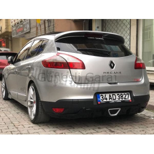 Renault Megane 3 RS Egzoz Görünümlü Difüzör 4 Kapı (Plastik)