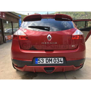 Renault Megane 3 RS Egzoz Görünümlü Difüzör Coupe (Plastik)