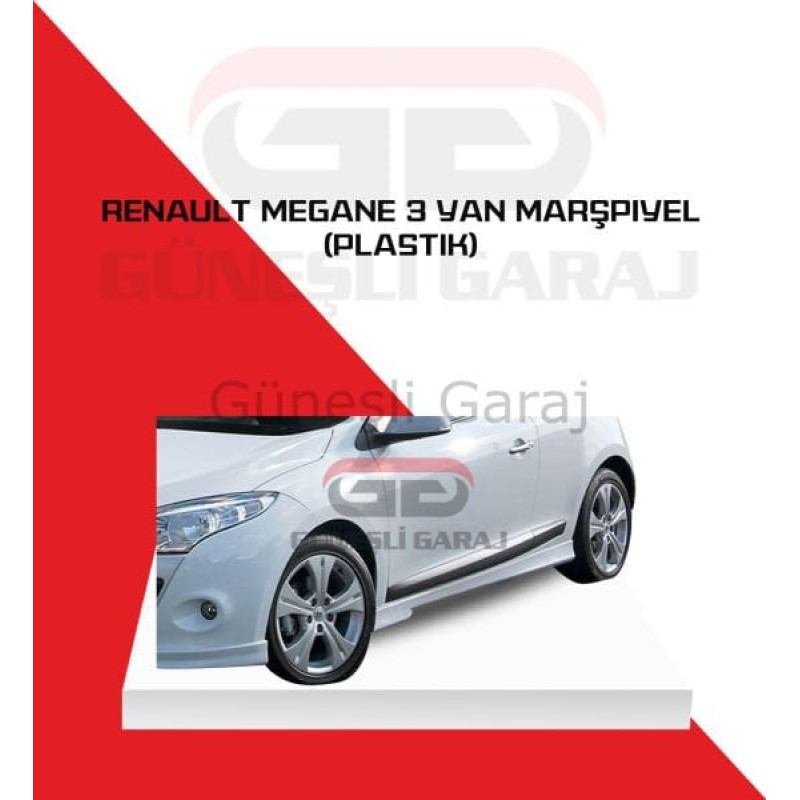 Renault Megane 3 Yan Marşpiyel (Plastik)