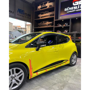 Renault Clio 4 R Yan Marşpiyel (Plastik)