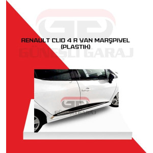 Renault Clio 4 R Yan Marşpiyel (Plastik)