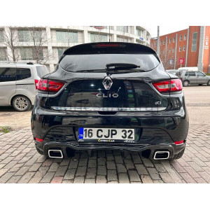 Renault Clio 4 RS Egzoz Görünümlü Difüzör (Plastik)