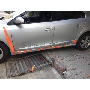 Renault Fluence Yan Marşpiyel (Plastik)