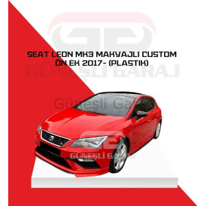Seat Leon Mk3 Fr 2017-2020 Custom Ön Ek (Plastik)