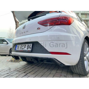 Seat Leon Mk3 2017-2020 Tekli Sağ Sol Çıkış Difüzör (Plastik)