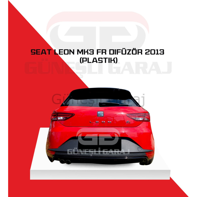 Seat Leon Mk3 Fr-Style 2013-2016 Difüzör (Plastik)