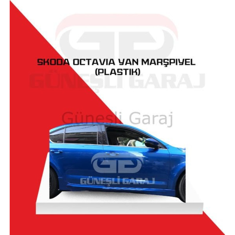 Skoda Octavia Yan Marşpiyel (Plastik)