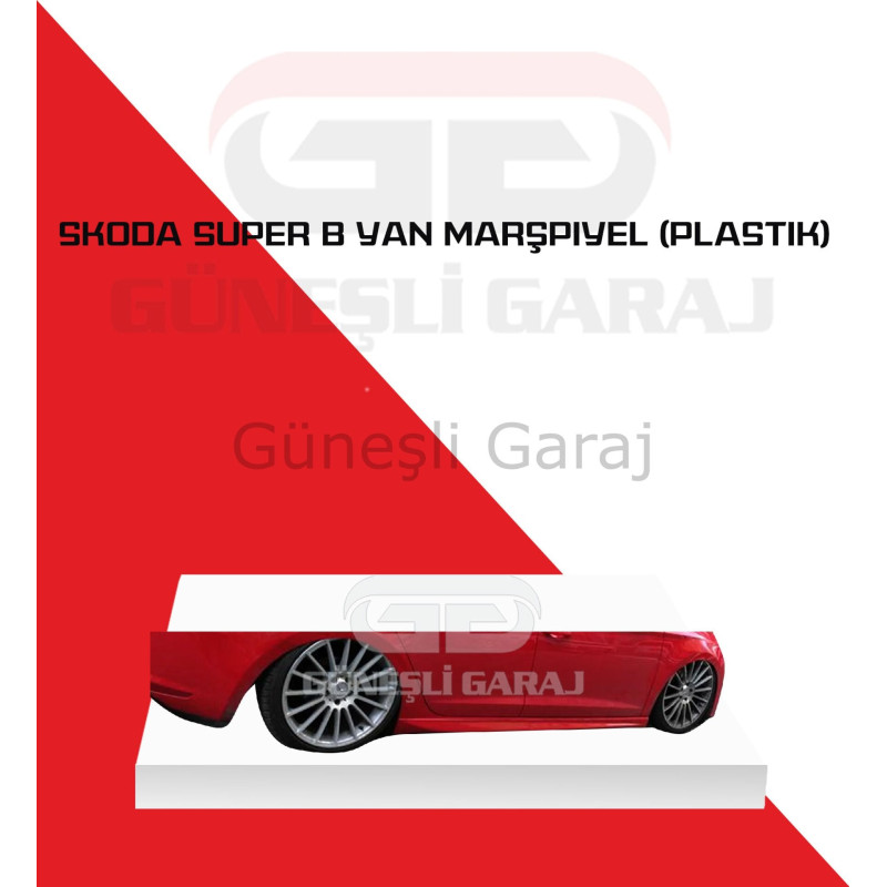 Skoda Superb Yan Marşpiyel (Plastik)