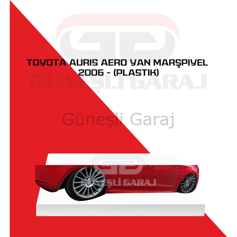 Toyota Auris Aero Yan Marşpiyel 2006 - (Plastik)