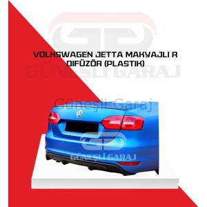 Volkswagen Jetta Makyajlı Kasa 2014 - Sonrası R Difüzör (Plastik)