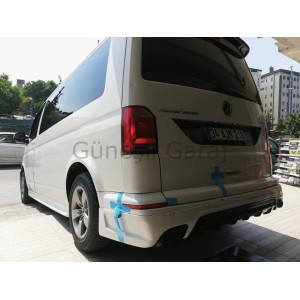 Volkswagen Transporter T7 Izgaralı Arka Ek (Plastik)