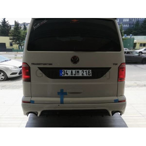 Volkswagen Transporter T7 Izgaralı Arka Ek (Plastik)
