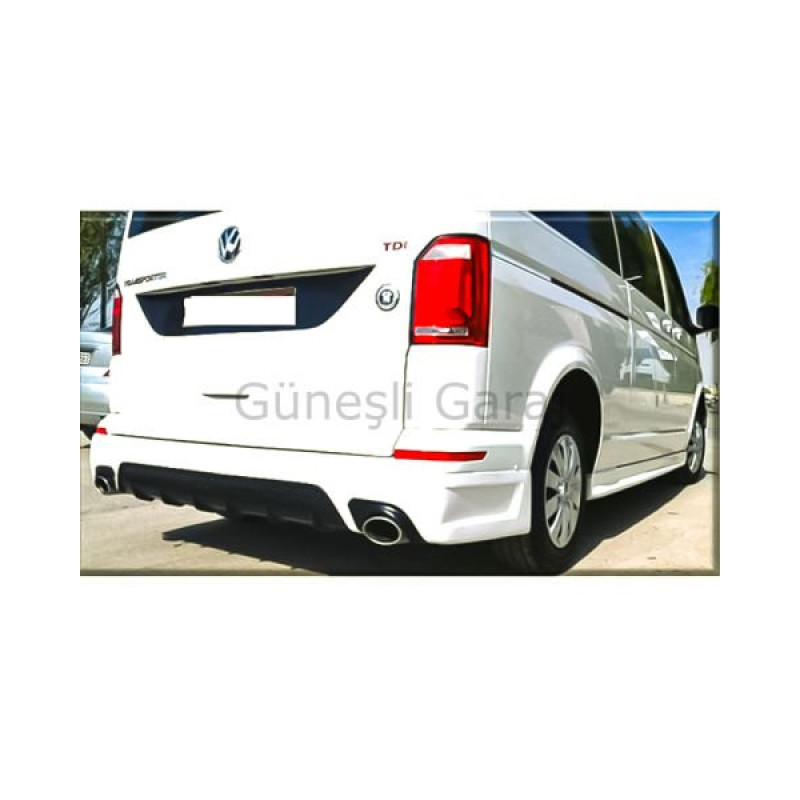 Volkswagen Transporter T7 Izgaralı Arka Ek (Plastik)